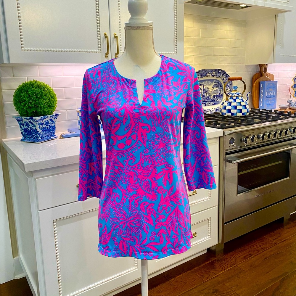 NWOT 💜💙🩷Lilly Pulitzer Karina Tunic 🩷💙💜